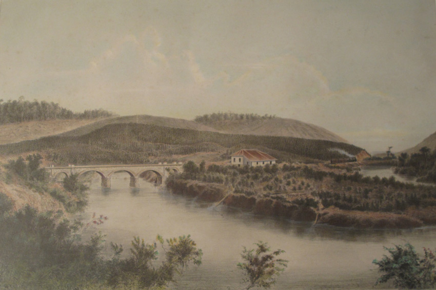 Obra Ponte sobre o Rio Piraí de Carlos Linde